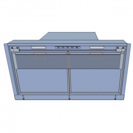AIRFORCE F300 IX/A/60 60cm Inox Απορροφητήρας Εντοιχιζόμενος Τζάκι